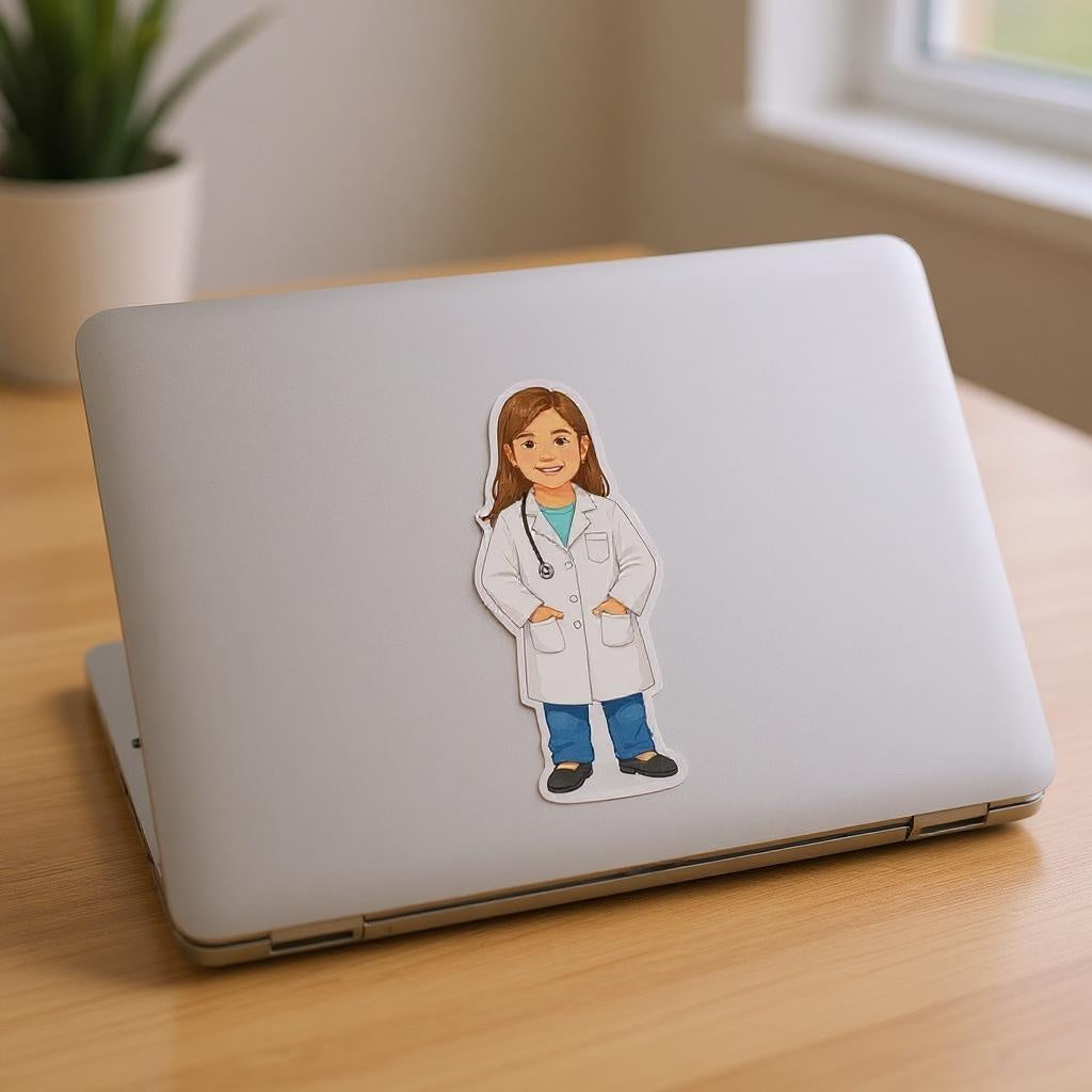 The Doctor - Custom Pet or Person Photo Sticker