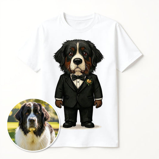 The Groomsman - Custom Person or Pet Photo T-shirt