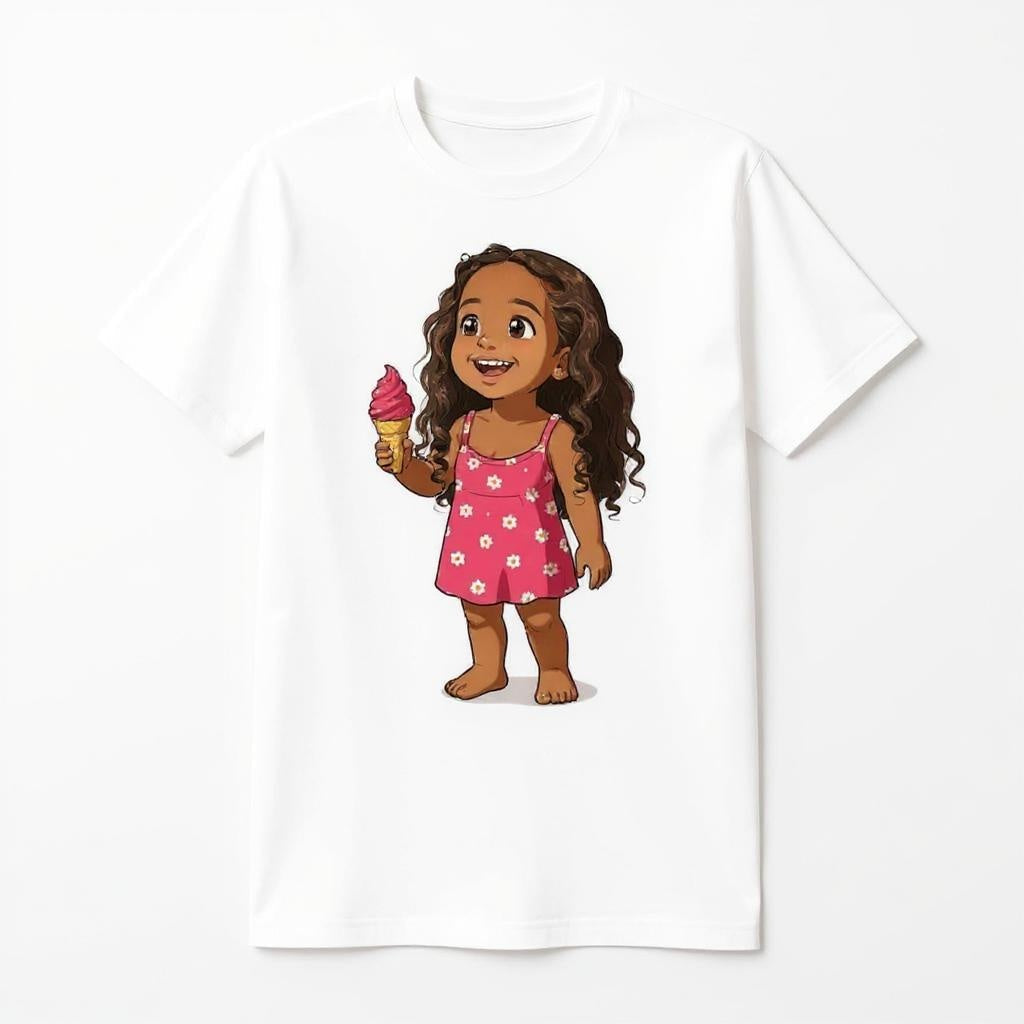 Summer Scoops - Custom Pet or Person Photo T-shirt
