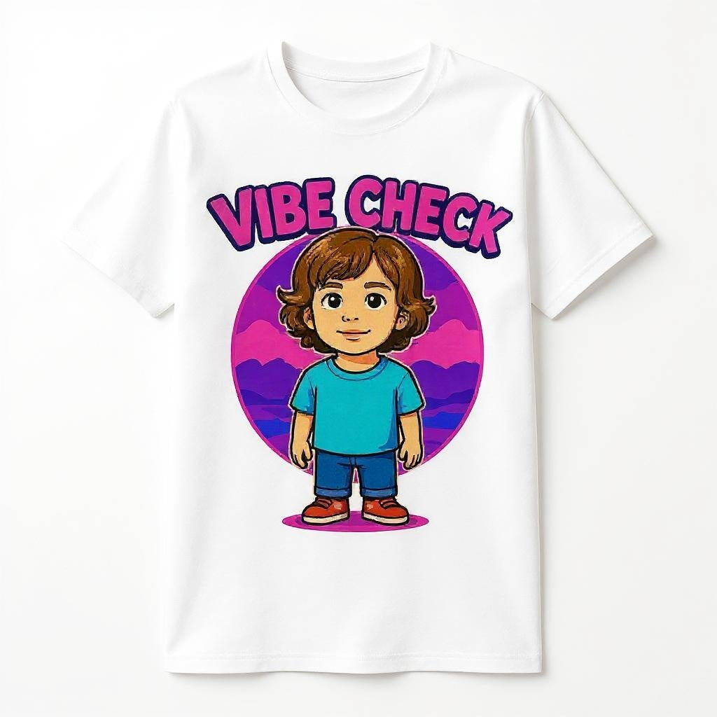 The Vibe Checker - Custom "Vibe Check" Pet or Person Photo T-shirt