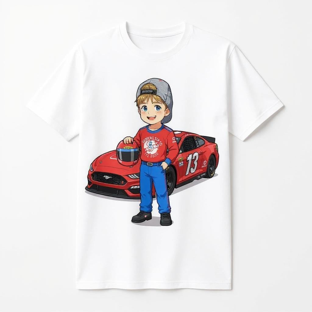 The Pro Racer - Custom Pet or Person Photo T-shirt