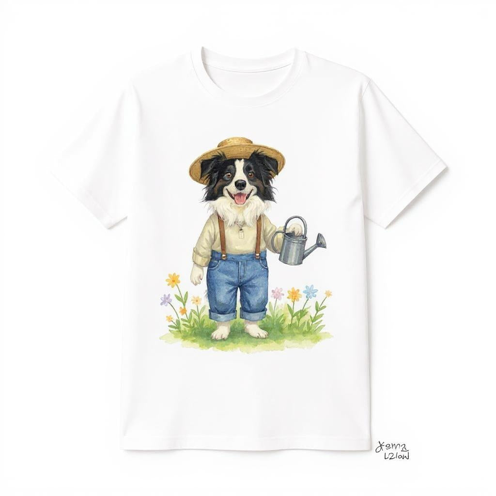 The Green Thumb Gardener- Custom Pet or Person Photo T-shirt