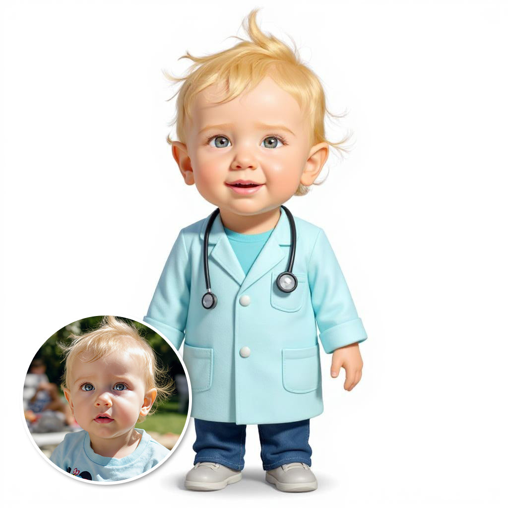 The Doctor - Custom Pet or Person Photo Sticker