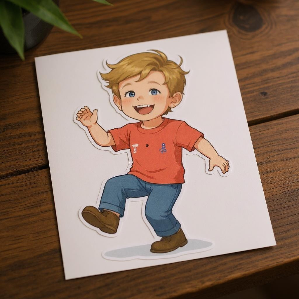 The Little Dancer - Custom Pet or Person Photo Sticker