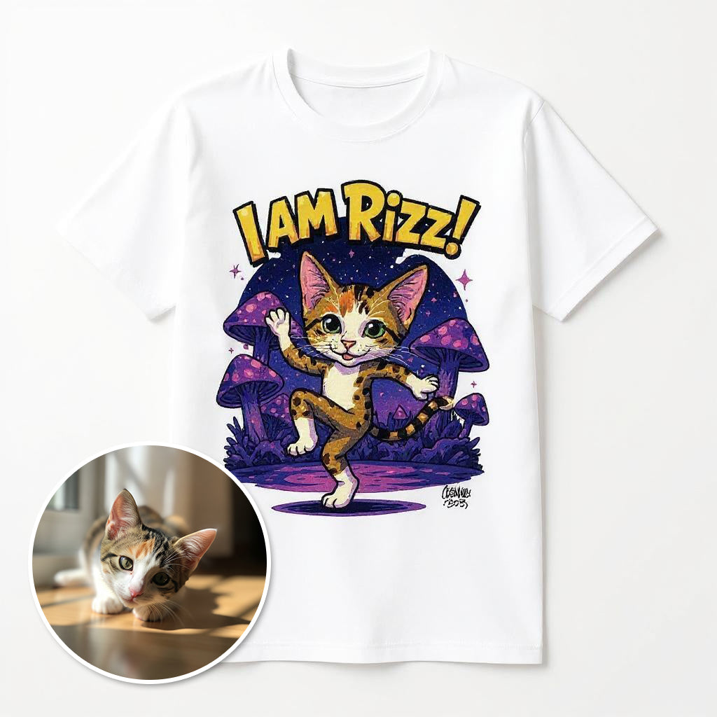 The Rizz Master - Custom Pet or Person Photo T-shirt