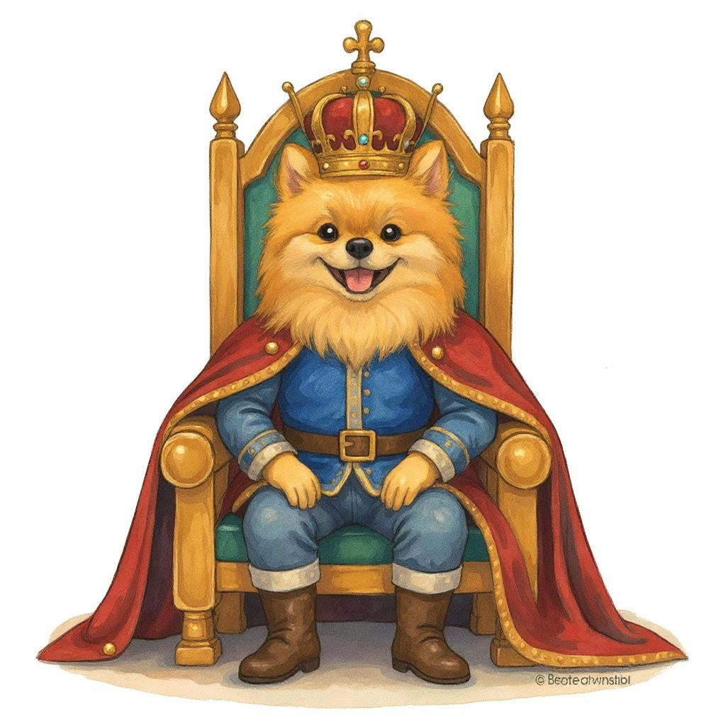 The Royal Portrait - Custom Pet or Person Photo Sticker