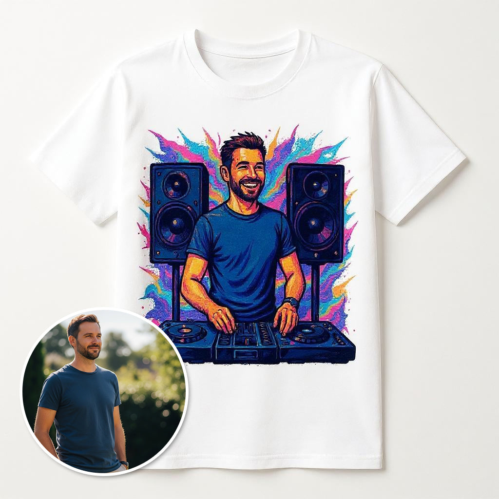 The DJ - Custom Photo T-shirt