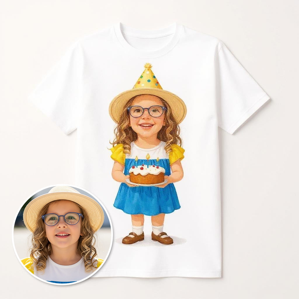 Birthday Bash T-shirt - Custom Pet or Person Photo T-shirt