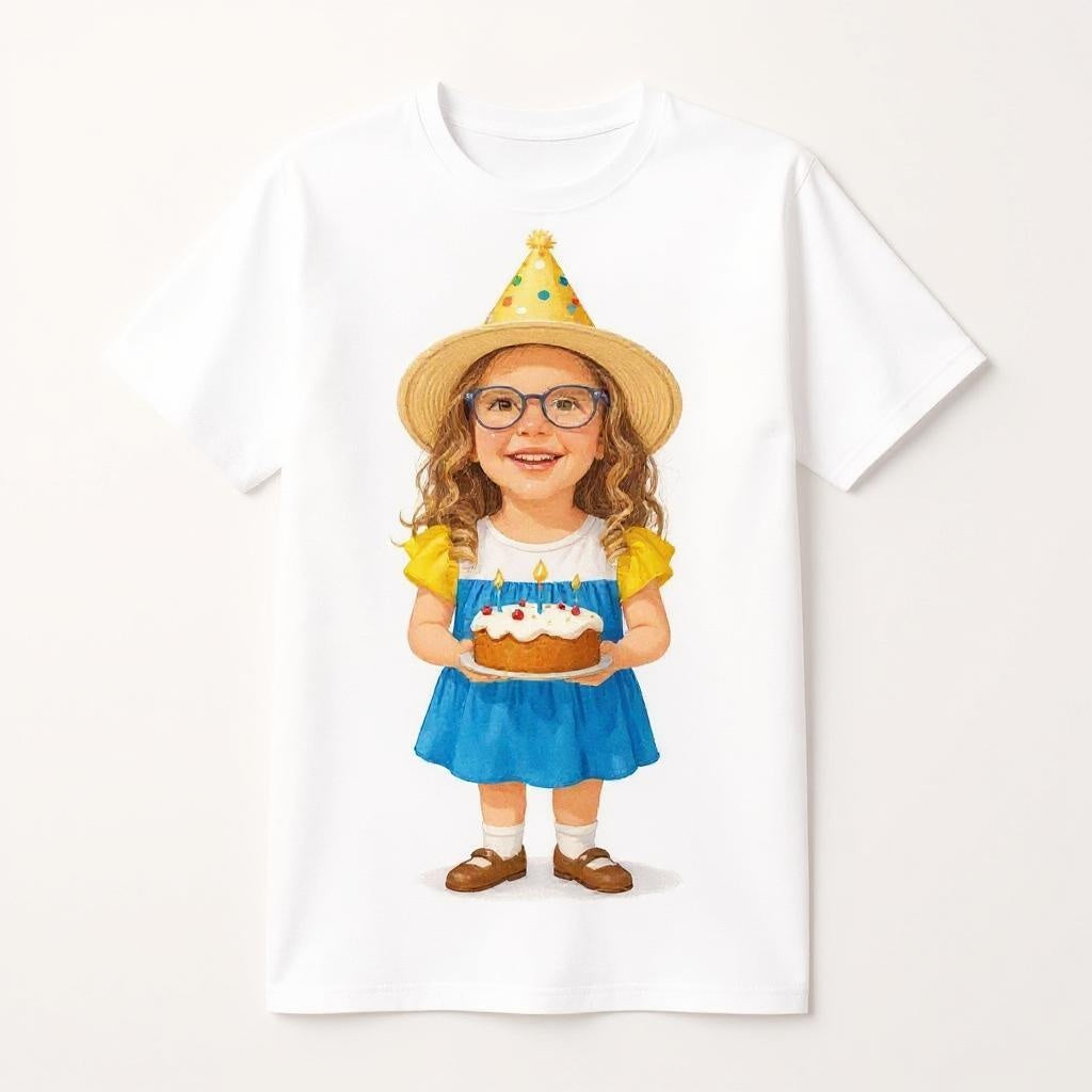 Birthday Bash T-shirt - Custom Pet or Person Photo T-shirt