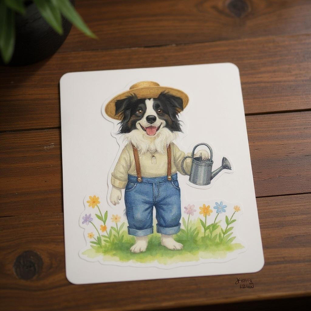The Green Thumb - Custom Pet or Person Photo Sticker