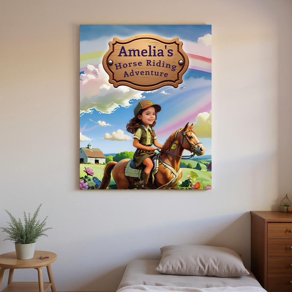 Your Horse Riding Adventure: Personalized Companion Poster