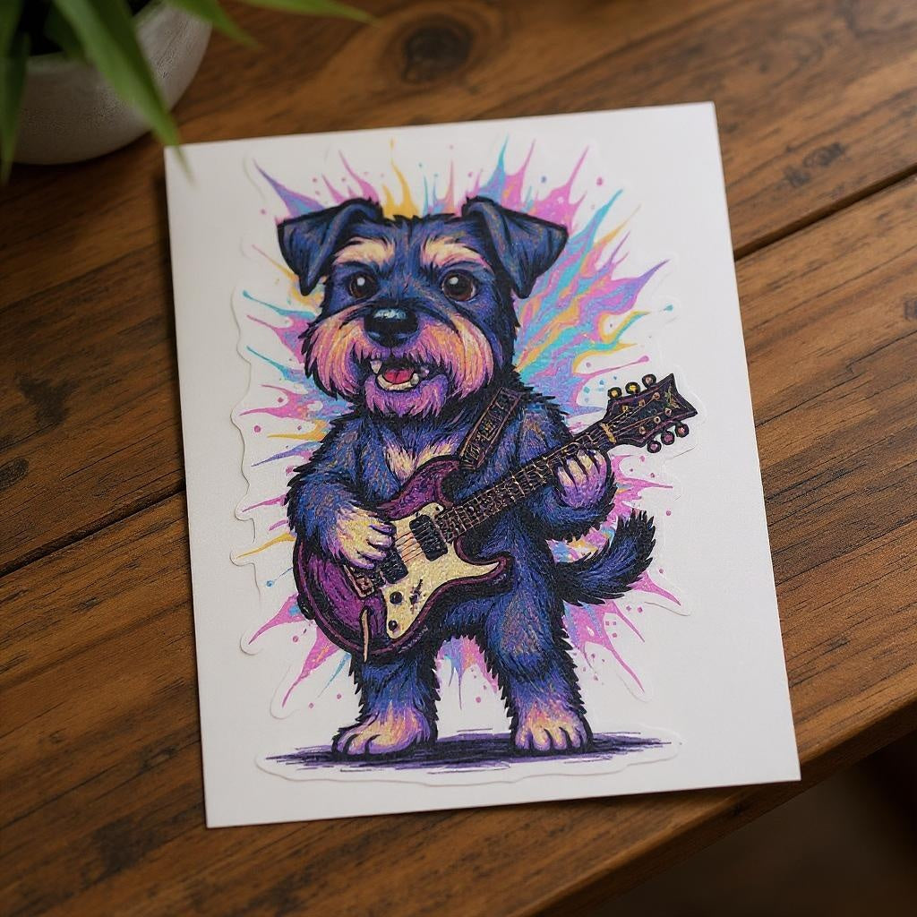 The Rock Star - Custom Photo Sticker