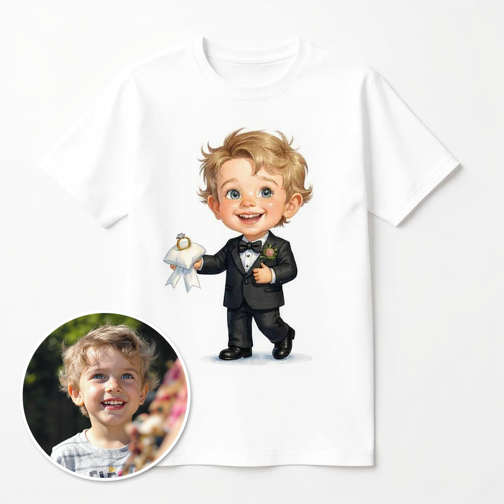 The Ring Bearer - Custom Person or Pet Photo T-shirt