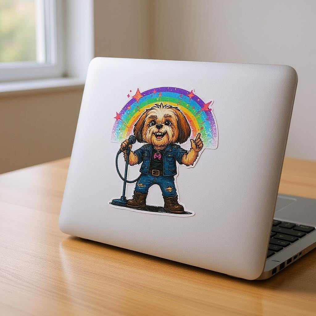 The Singer - Custom Photo Sticker