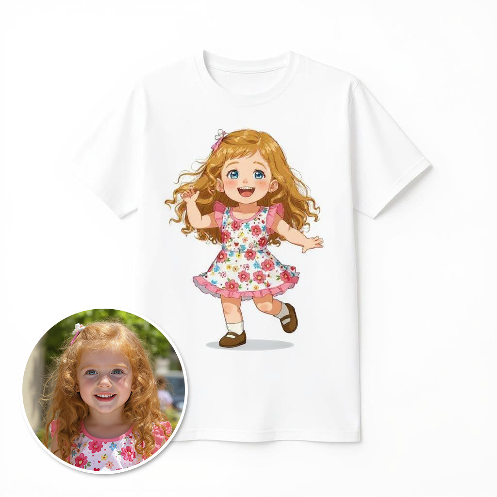 The Little Dancer - Custom Pet or Person Photo T-shirt
