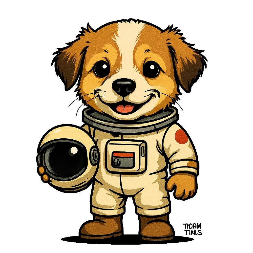 The Space Cadet - Custom Photo Sticker