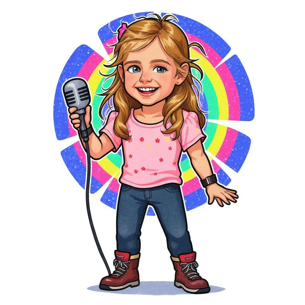The Singer - Custom Photo Sticker
