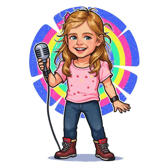 The Singer - Custom Photo Sticker