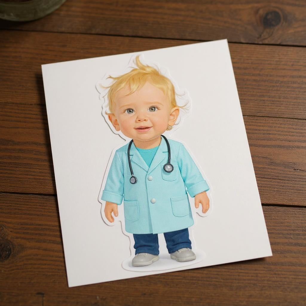 The Doctor - Custom Pet or Person Photo Sticker
