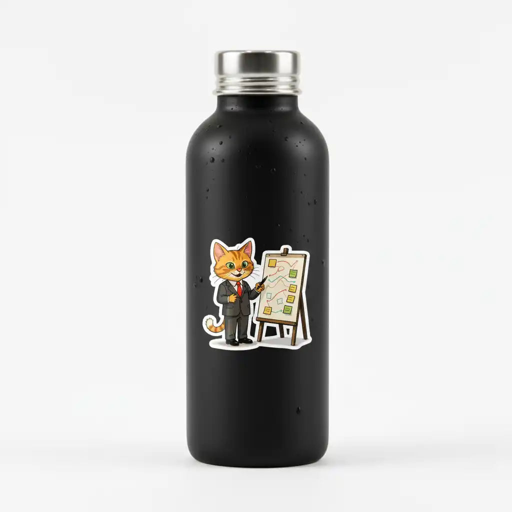 The Project Manager - Custom Person or Pet Photo Sticker