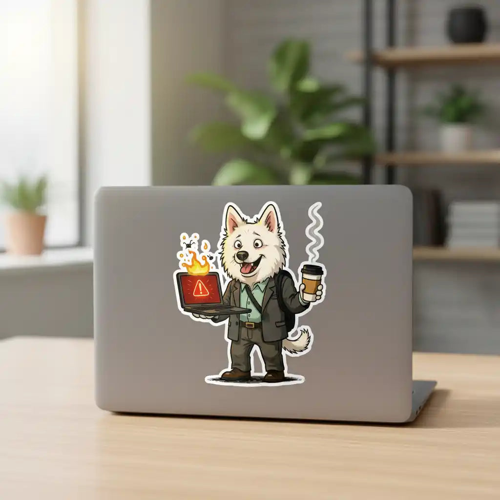 The Developer - Custom Person or Pet Photo Sticker