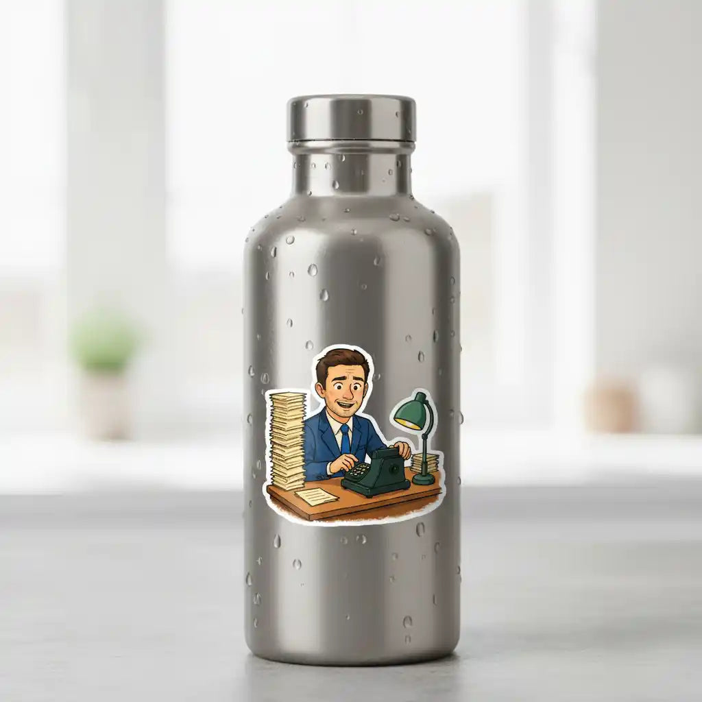 The Accountant - Custom Person or Pet Photo Sticker