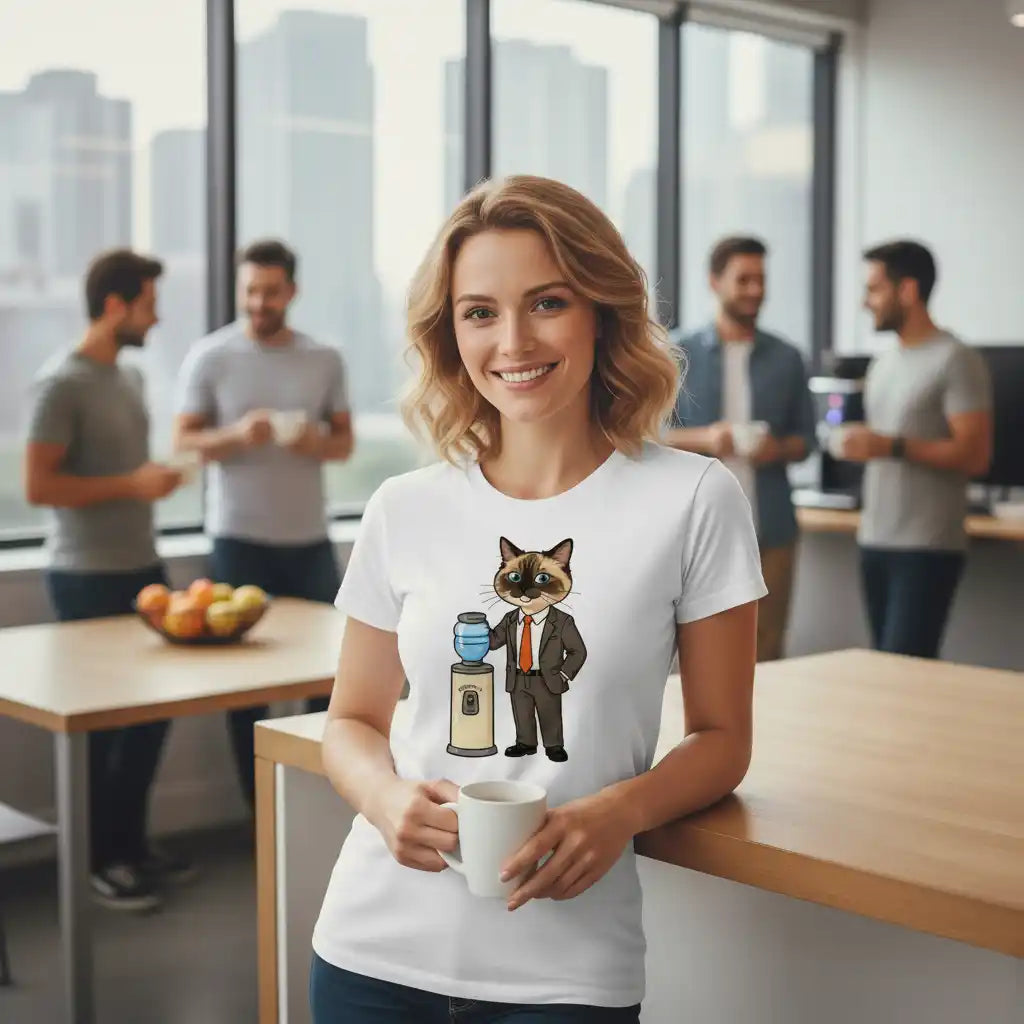 The Watercooler Gossip- Custom Person or Pet Photo T-shirt