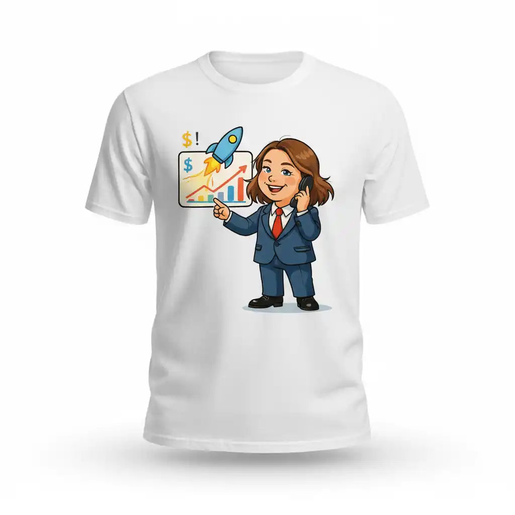 The Salesperson - Custom Person or Pet Photo T-shirt