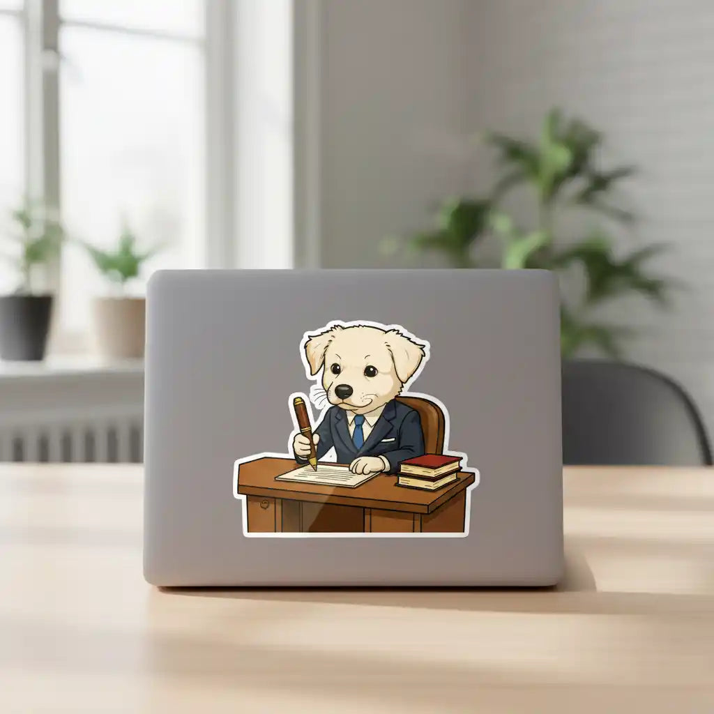 The Boss - Custom Person or Pet Photo Sticker