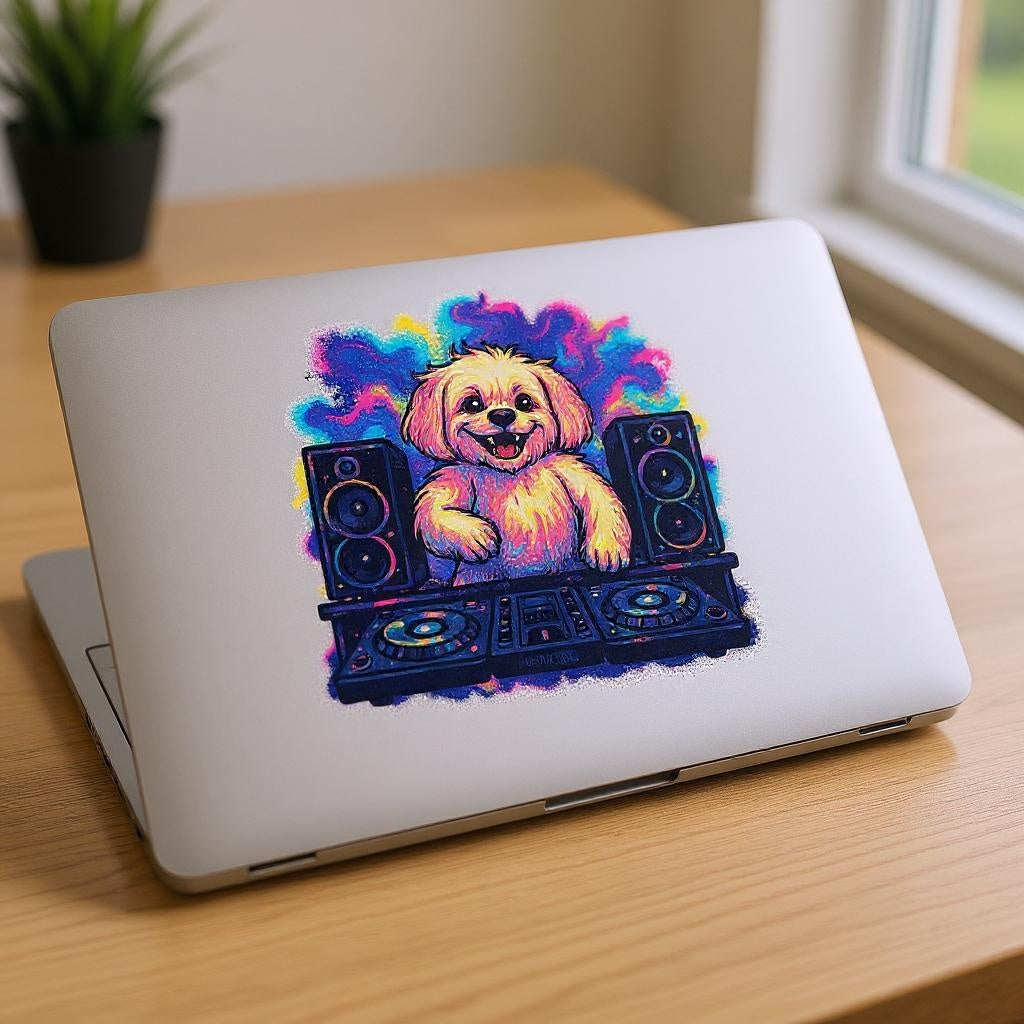 The DJ - Custom Photo Sticker