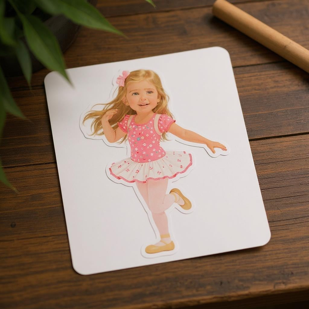 My Little Ballerina - Custom Photo Sticker