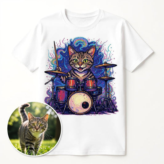 The Drummer - Custom Photo T-shirt