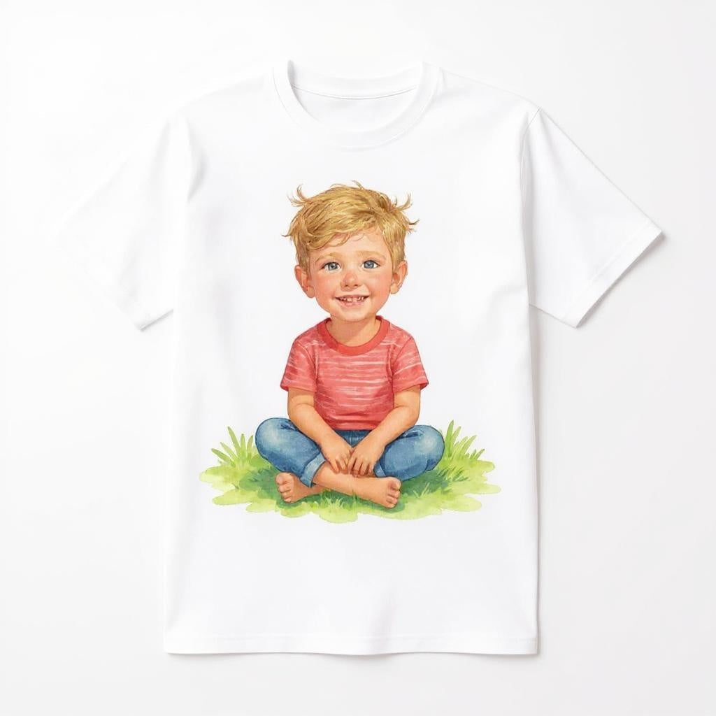 The Classic Portrait - Custom Pet or Person Photo T-shirt