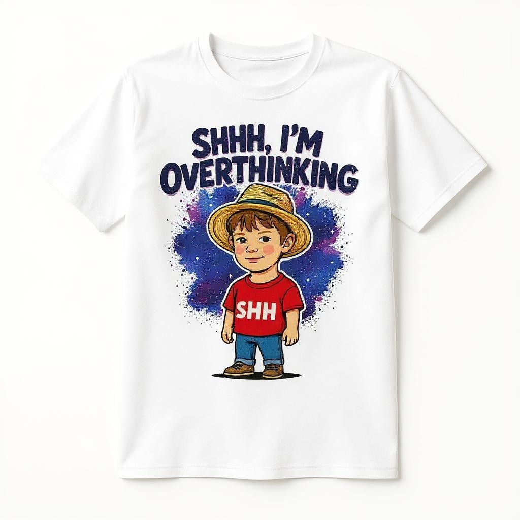 The Overthinker - Custom Pet or Person Photo T-shirt