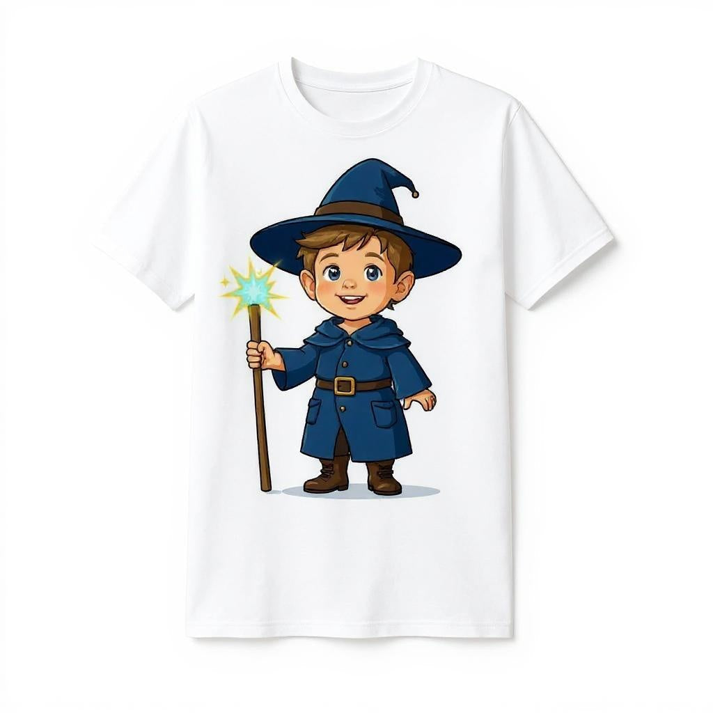 The Little Wizard - Custom Pet or Person Photo T-shirt