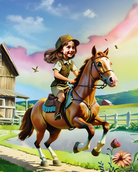 Whispers of the Countryside: Personalized Poster