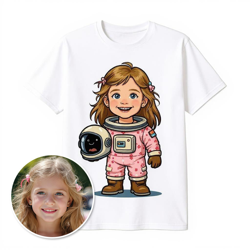 The Space Cadet - Custom Photo T-shirt