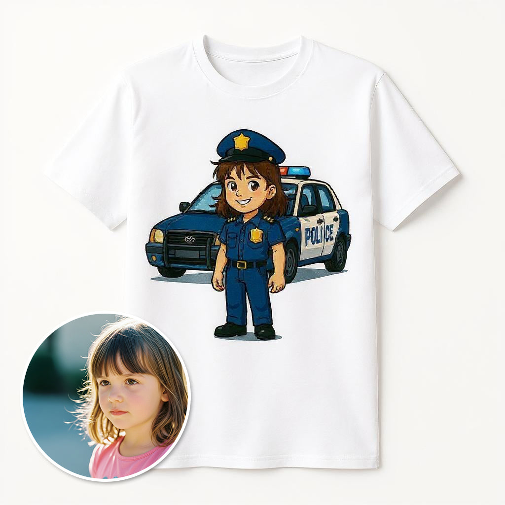 The Police Chief - Custom Pet or Person Photo T-shirt