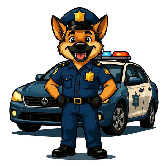 The Police Chief - Custom Pet or Person Photo Sticker