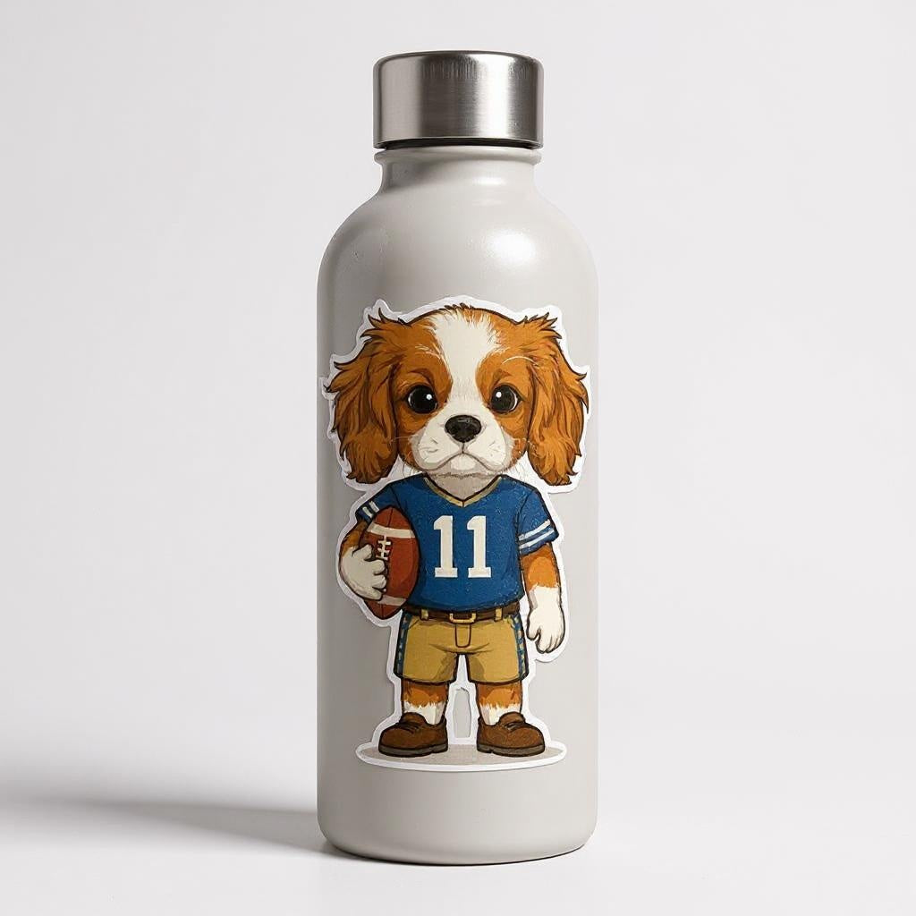 The Touchdown Champ - Custom Pet or Person Football Photo Sticker
