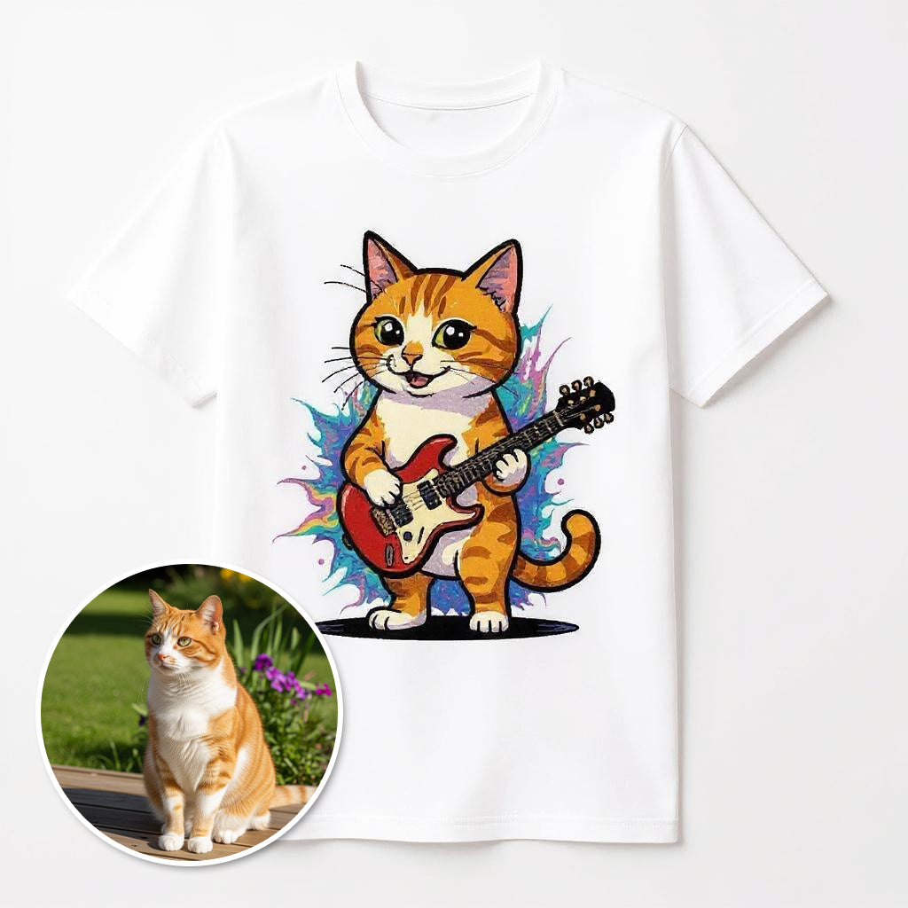 The Rock Star - Custom Photo T-shirt