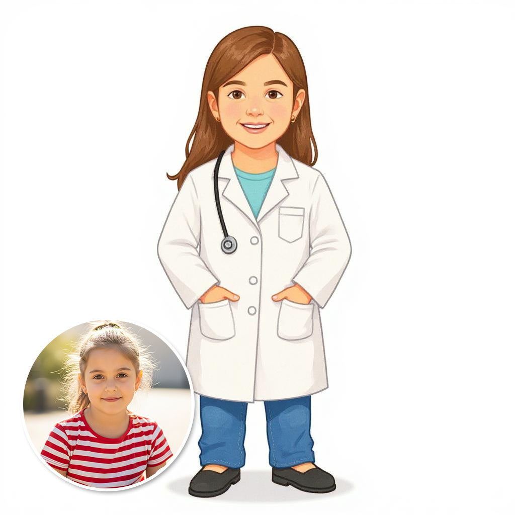 The Doctor - Custom Pet or Person Photo Sticker