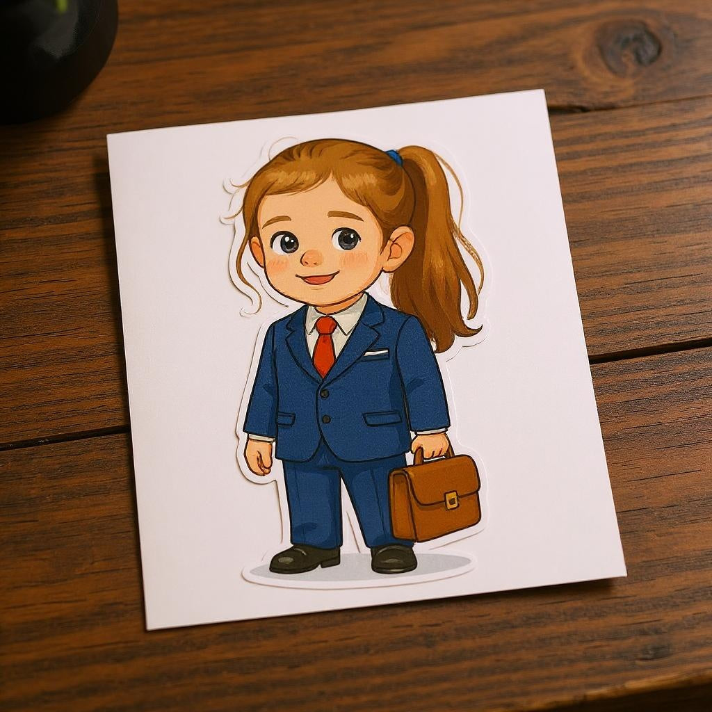 The CEO - Custom Pet or Person Photo Sticker