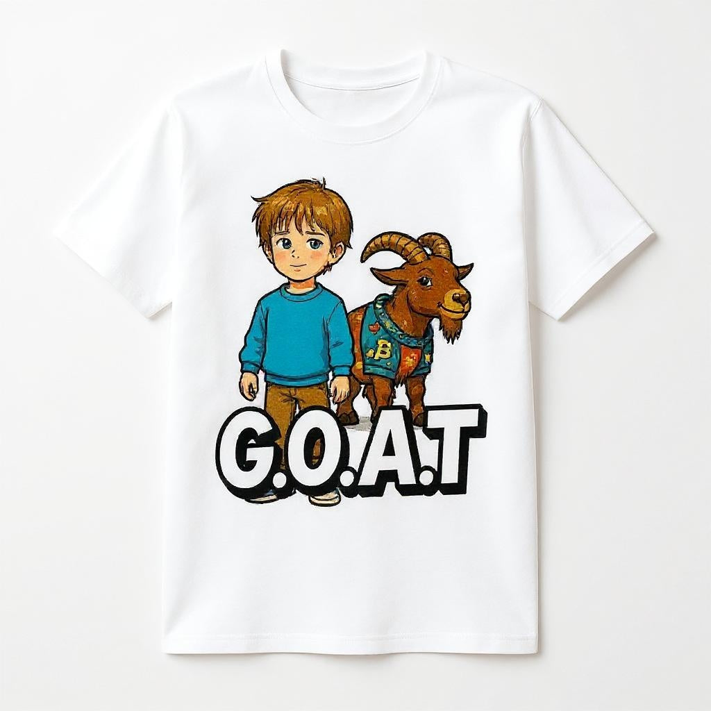 The Real G.O.A.T. - Custom Pet or Person Photo T-shirt