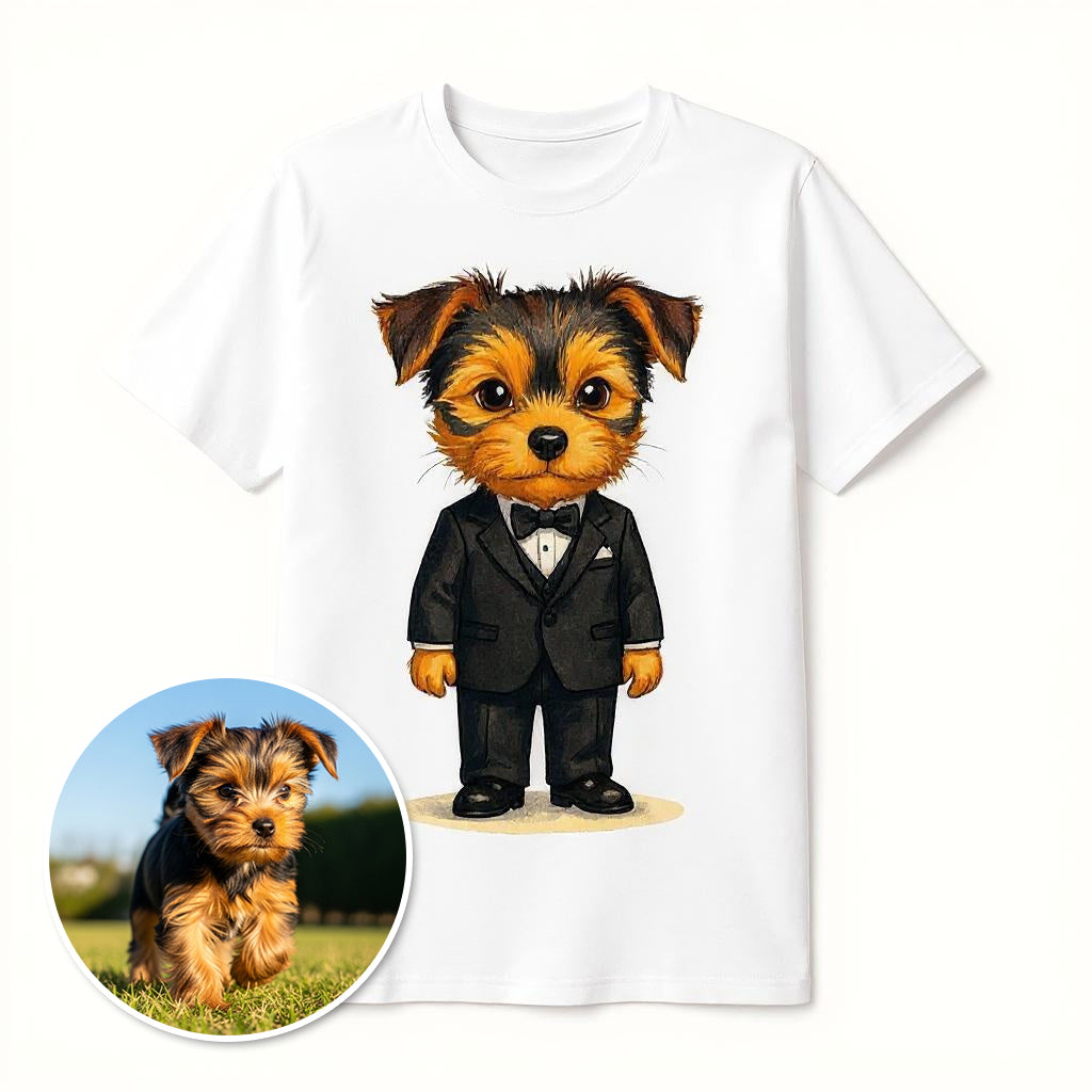 The Best Man - Custom Person or Pet Photo T-shirt