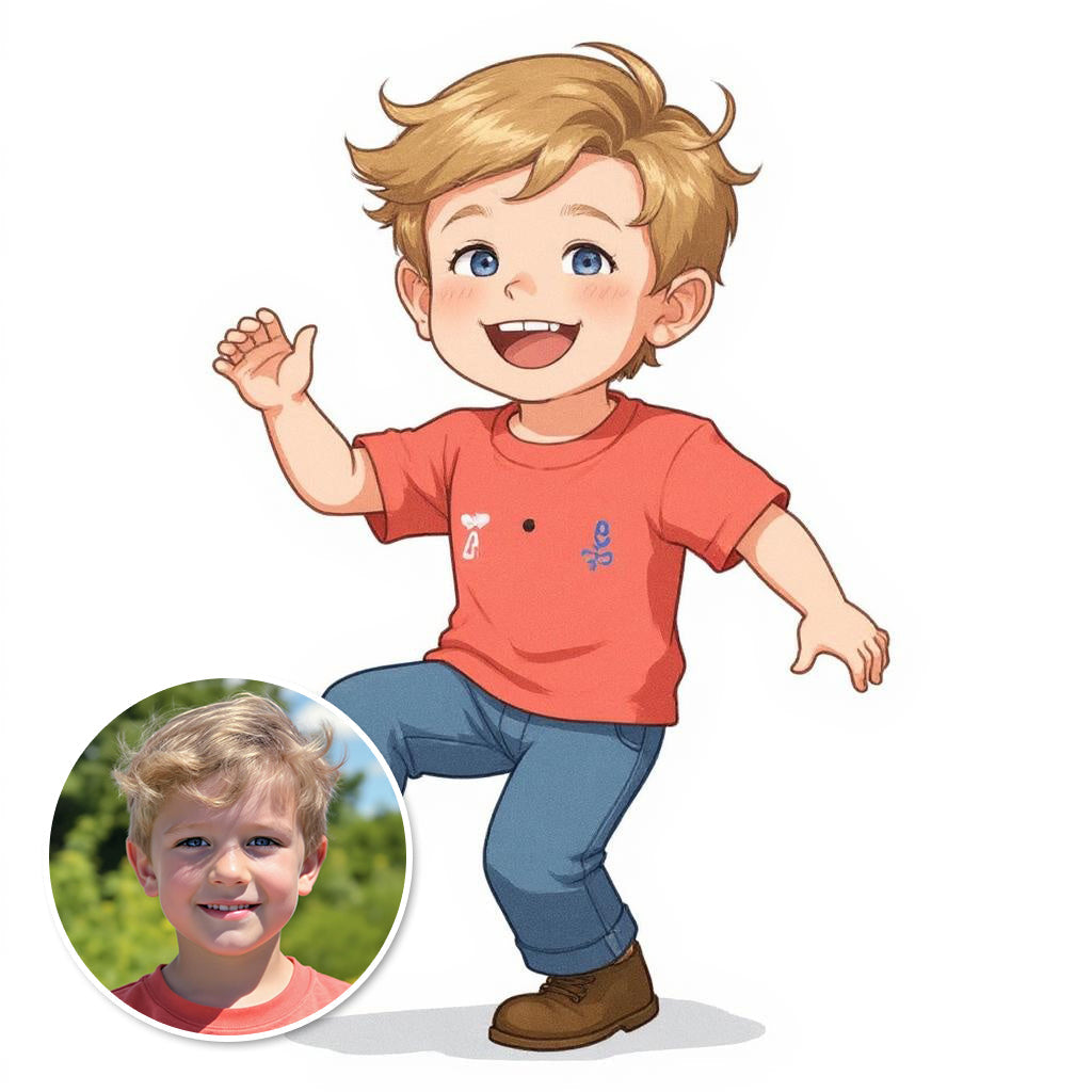 The Little Dancer - Custom Pet or Person Photo Sticker