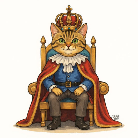 The Royal Portrait - Custom Pet or Person Photo Sticker