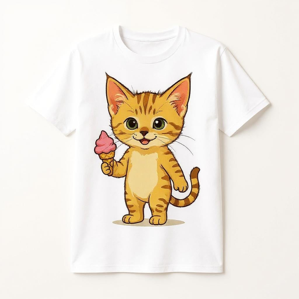 Summer Scoops - Custom Pet or Person Photo T-shirt
