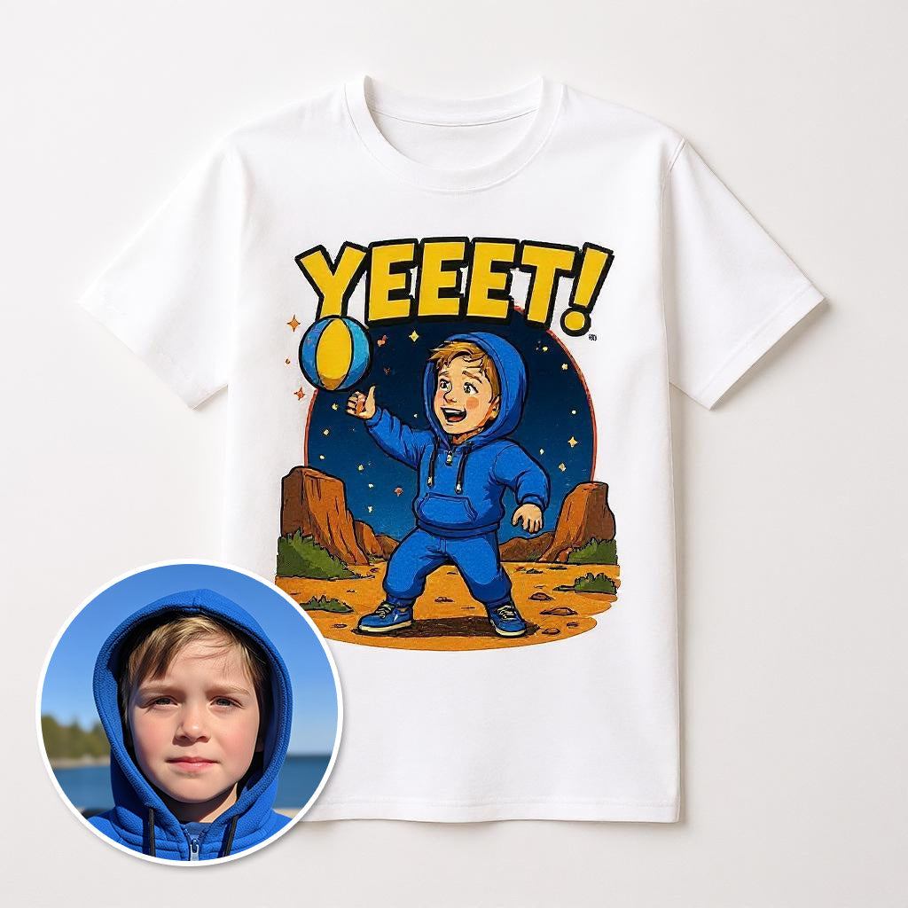 The Big Yeet - "YEEET!" Custom Photo T-shirt