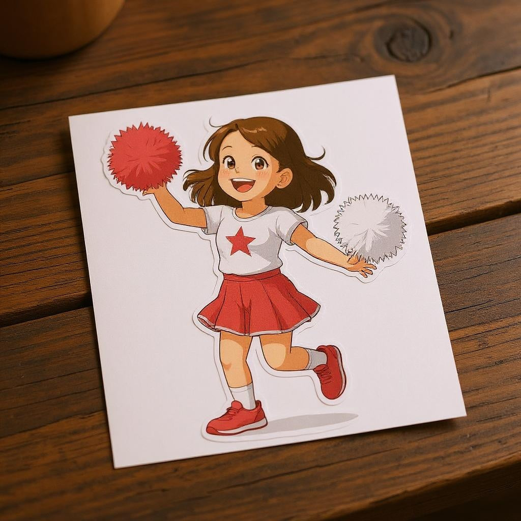 The Head Cheerleader - Custom Photo Sticker